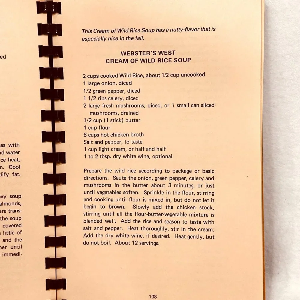 Wild Rice for All Seasons Vintage Cookbook by Beth Anderson